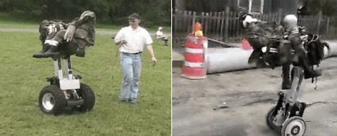 BEAR ������ ����, �� ���� Segway, ���������� � ���������� ���������. � ������� ������� � ����������� ��� �� �������, ��� � �� ����� (����� � ����� tatrc.org).