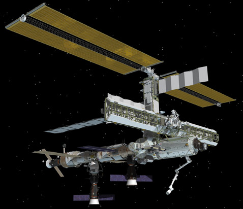 ����� ��� �� ��������� �� ��������� �����. �� ������ "�����"&nbsp;� "�����" (������� �����) � ���� ������������ "����������" (�����), ����� �������� ������� ������ �������. ����� �� ���� ������� � �����. ������� ����� ������ � ������� Destiny �����. ��� ������� �� "������" (�����) �� ������������ ����������� � ��� ������� ��� ���. ������� ����� ������������ � Destiny � ����������� ������ �����, ��� � ��������� ������, �� ������� ������������ ����� (����������� � ����� spaceflight.nasa.gov).