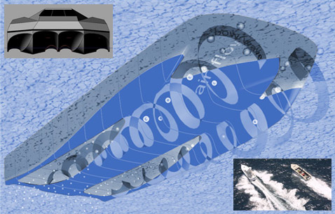   M-hull:      .   :  " M-hull"  Stiletto. :           ,    " M-hull",   (   mshipco.com).