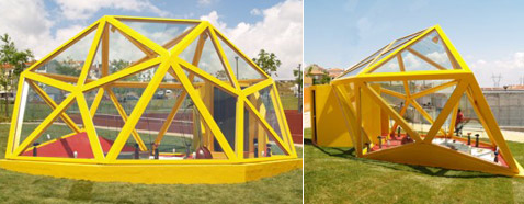 ����� ������ "�����������", ��� ����� ������, ����������� ������� ��������� �������� ������ (Johnson Solid) ��� ��������� "Bilunabirotunda" (���������� � ����� leonelmoura.com).