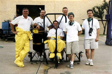 Armadillo Aerospace ����� � ������ �������. �� ������� ������ ���������� ������� � ���� �������. ������, �� ������ ������ (���� xprize.org).