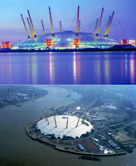 "����� �����������" (Millennium Dome) � ��������&nbsp;� ���� �� ����� �������� � ����������� (�� �����������) ���������� ������ ����. �� ���� �� ����� ������� �����. ��� ����������� �����. ��� ����� ��������� ���-�� ����� ��������� (���� � ����� millennium-dome.co.uk).