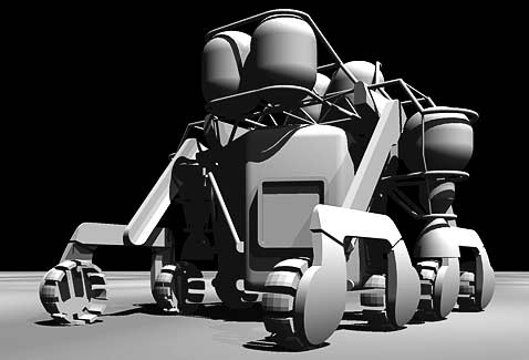 ...� � ����� ���� ����-������� "Mobitat" ������ ������ �� ����������� (����������� NASA).