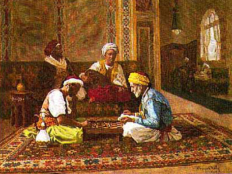 ������� ������. "���� � �����" (Game of Draughts), �������� ���������� ��������� �'����� (Aloysius O'Kelly) � 1889 ����. ����� �������������� �������� ��� ����� �������� �� ������������. ������ ����������, ������� ������������ <a href="http://webdocs.cs.ualberta.ca/~games/" target="_blank" title="��������� � ����� ����">GAMES</a> � ����������������� ������ ������� � �������� � 1989-�� ����� ����������. ��� ����������, ������������ ���������� ������� �������, ������� ����������� ��� "������" ����� �������� ������� (����������� � ����� fortunecity.com).