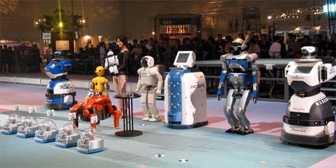 ��� ���, ��������. Ƹ���� ��� Wakamaru, �� ����� � ������� SDR-4X II, ����� Asimo, ����� ����� � ��������� HOSPI �� Matsushita ����� HRP-2P, ����-��������� ��� �� Banryu, ��������� �� �������� Maron-1. ��������� �� ����� (���� pc.watch.impress.co.jp).