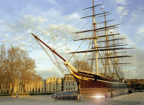 � ��� Cutty Sark ������ ����� ��������� � 2009 ���� (����������� � ����� grimshaw-architects.com).