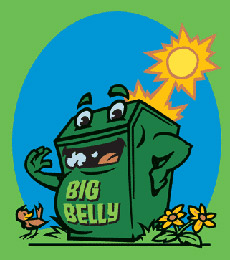   BigBelly      ,            <i>E. coli</i>. ,      .         ""     (   bigbelly.com.au).