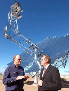   (Chuck Andraka, )   Stirling Energy Systems   (Bob Liden)         (   sandia.gov).