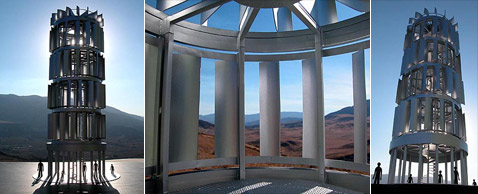 Wind Turbine Observation Tower.     ,   , ,   ,   "".        ( Michael Jantzen).