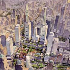 " ,   ".  "New York garden".