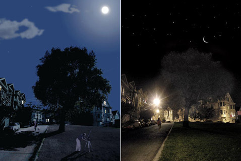           ""      Lunar-resonant streetlights ( Civil Twilight).