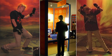 �� ������� �� ����� ����� "�������" ���������, � �� ���� � ������ �� ����� �������� � ��������� ��������� (Invisible Drum). � ��������� ������������ � �� ���� (���� � ����� airguitar.tml.hut.fi).