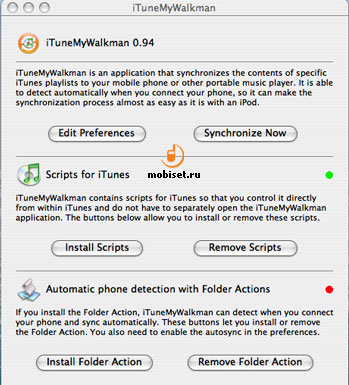 Sony Ericsson & Macintosh