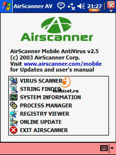 AirScanner Mobile Anti-Virus v 2.5