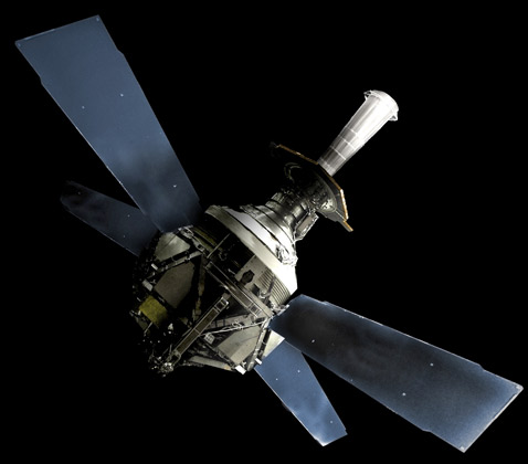 Gravity Probe B � �������������� ����������� (����������� Katherine Stephenson, Stanford University and Lockheed Martin Corporation).