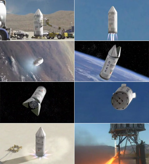 ����� ����� XA 1.0 � ���� ��� ��������� (����� Masten Space Systems).