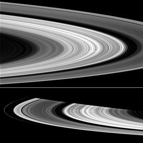 "����� ������� �����!" � ������ ���� ������������� ����������� NASA �������� ���� �����-������ �� ����, ��� � �� ������� �� �����, �������. ������ ���� ������� 23 ���� (������) � 24 �������� (�����) (���� NASA/JPL/Space Science Institute).